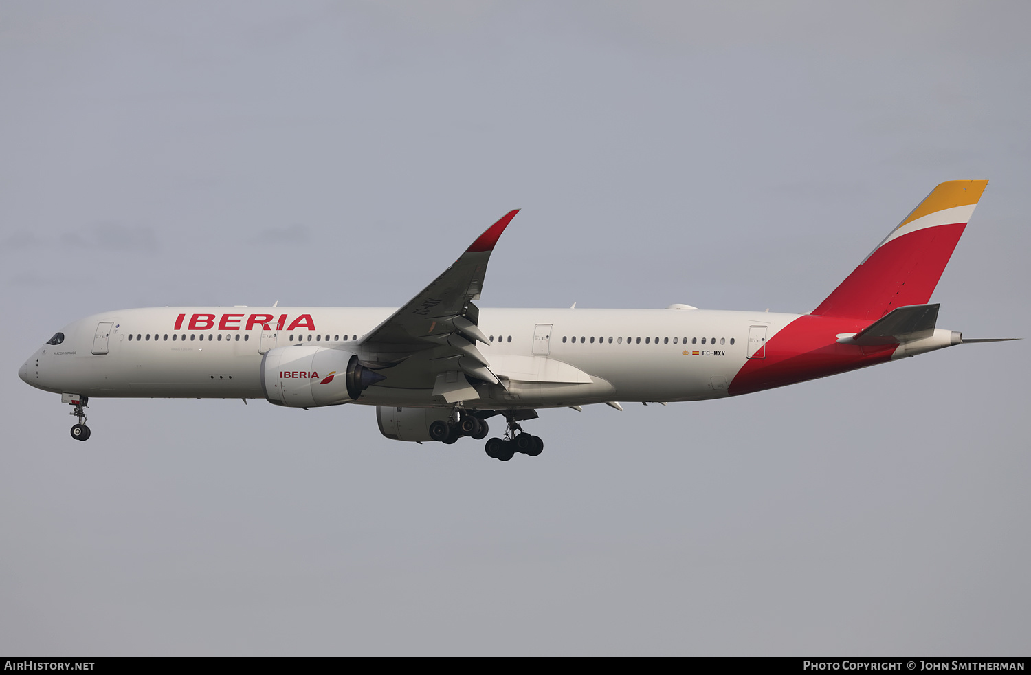 Aircraft Photo of EC-MXV | Airbus A350-941 | Iberia | AirHistory.net #350614