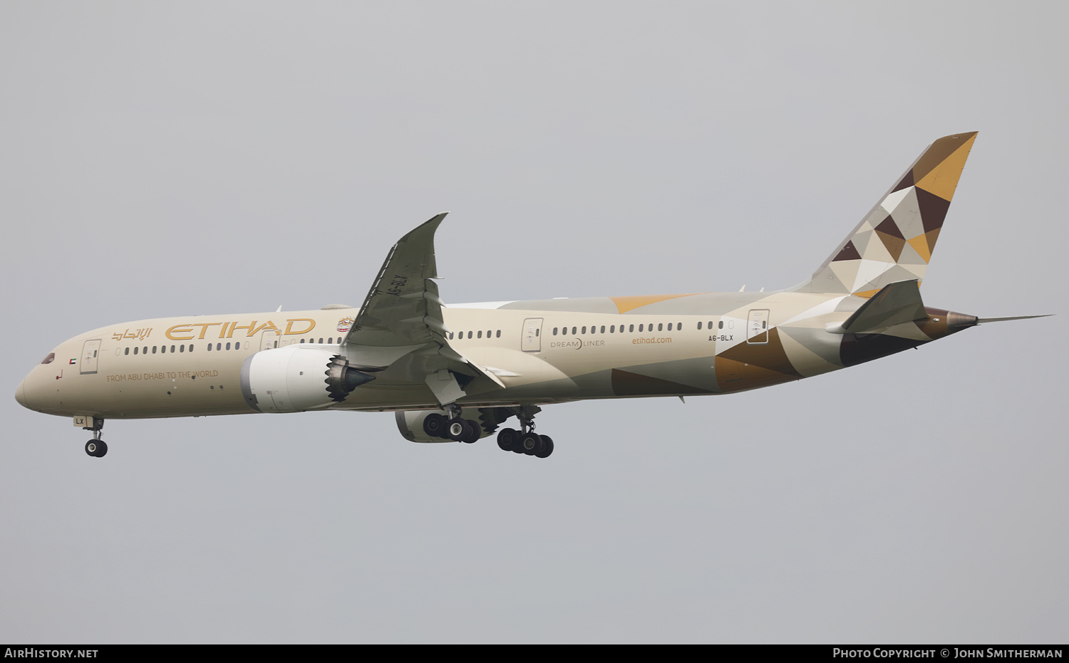 Aircraft Photo of A6-BLX | Boeing 787-9 Dreamliner | Etihad Airways | AirHistory.net #350636
