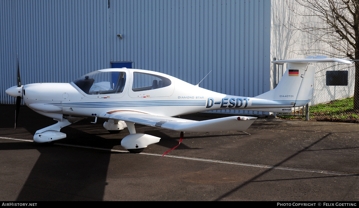 Aircraft Photo of D-ESDT | Diamond DA40D Diamond Star TDI | AirHistory.net #350666
