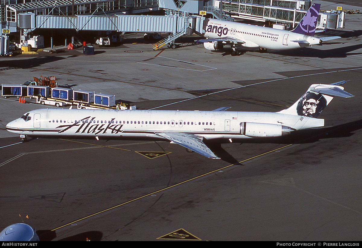 Aircraft Photo of N981AS | McDonnell Douglas MD-83 (DC-9-83) | Alaska Airlines | AirHistory.net #350679