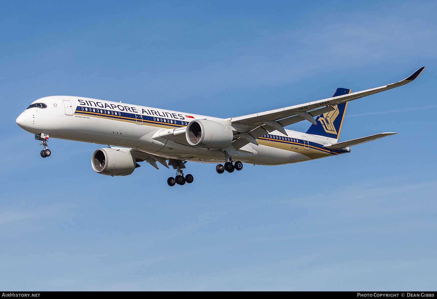 Aircraft Photo of 9V-SMM | Airbus A350-941 | Singapore Airlines | AirHistory.net #350693
