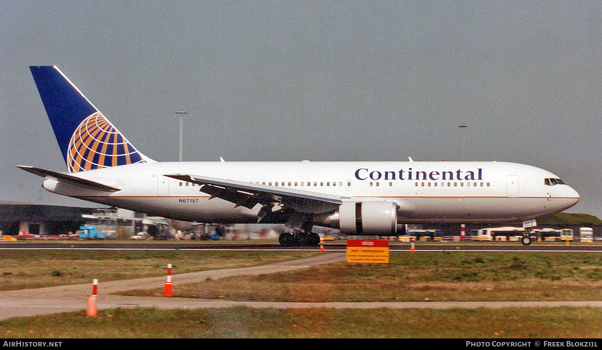Aircraft Photo of N67157 | Boeing 767-224/ER | Continental Airlines | AirHistory.net #350702
