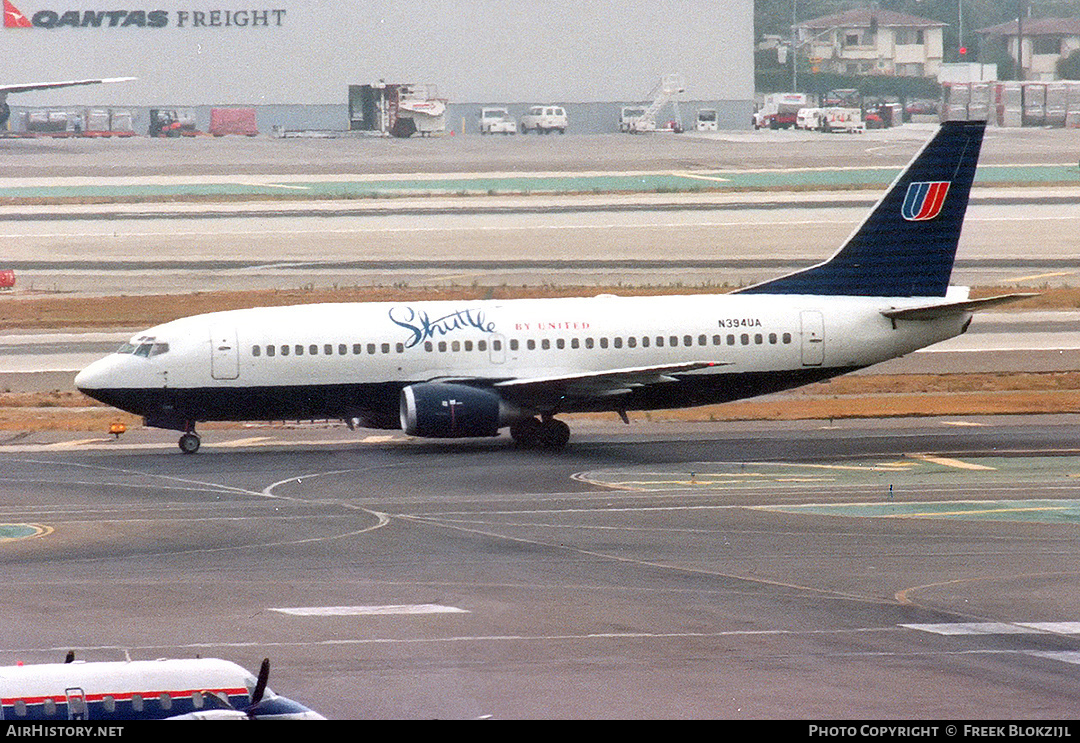 Aircraft Photo of N394UA | Boeing 737-322 | Shuttle by United | AirHistory.net #350707