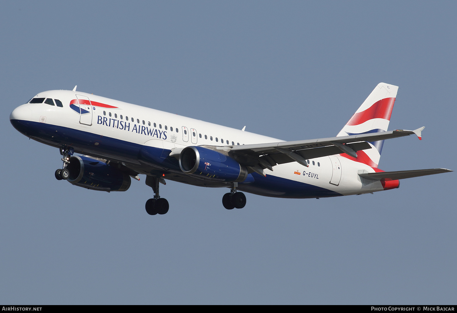 Aircraft Photo of G-EUYL | Airbus A320-232 | British Airways | AirHistory.net #350715
