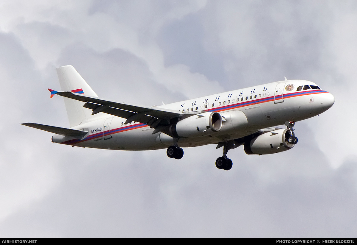 Aircraft Photo of EK-RA01 | Airbus ACJ319 (A319-132/CJ) | Armenia Government | AirHistory.net #350725