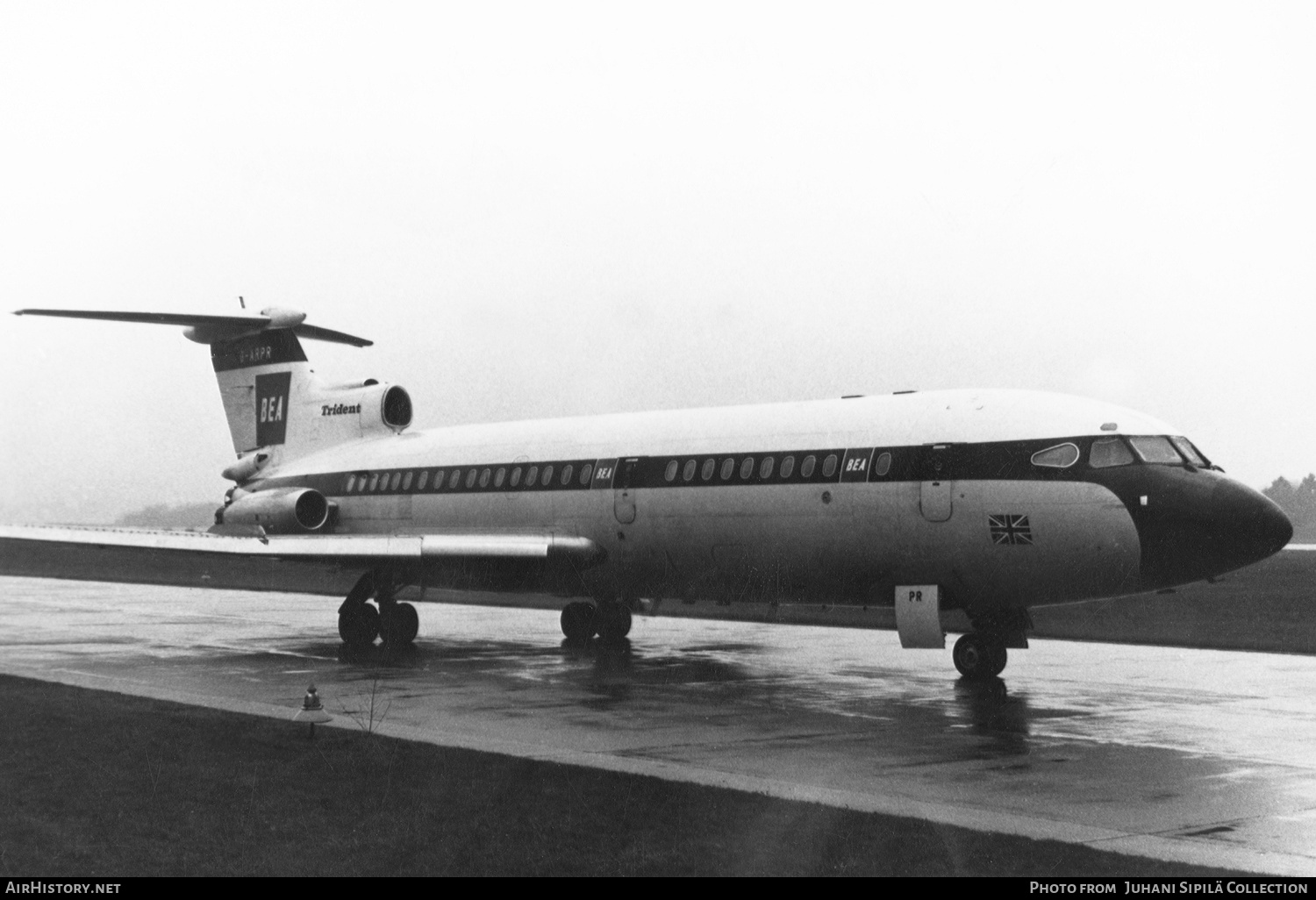 Aircraft Photo of G-ARPR | Hawker Siddeley HS-121 Trident 1C | BEA - British European Airways | AirHistory.net #350730