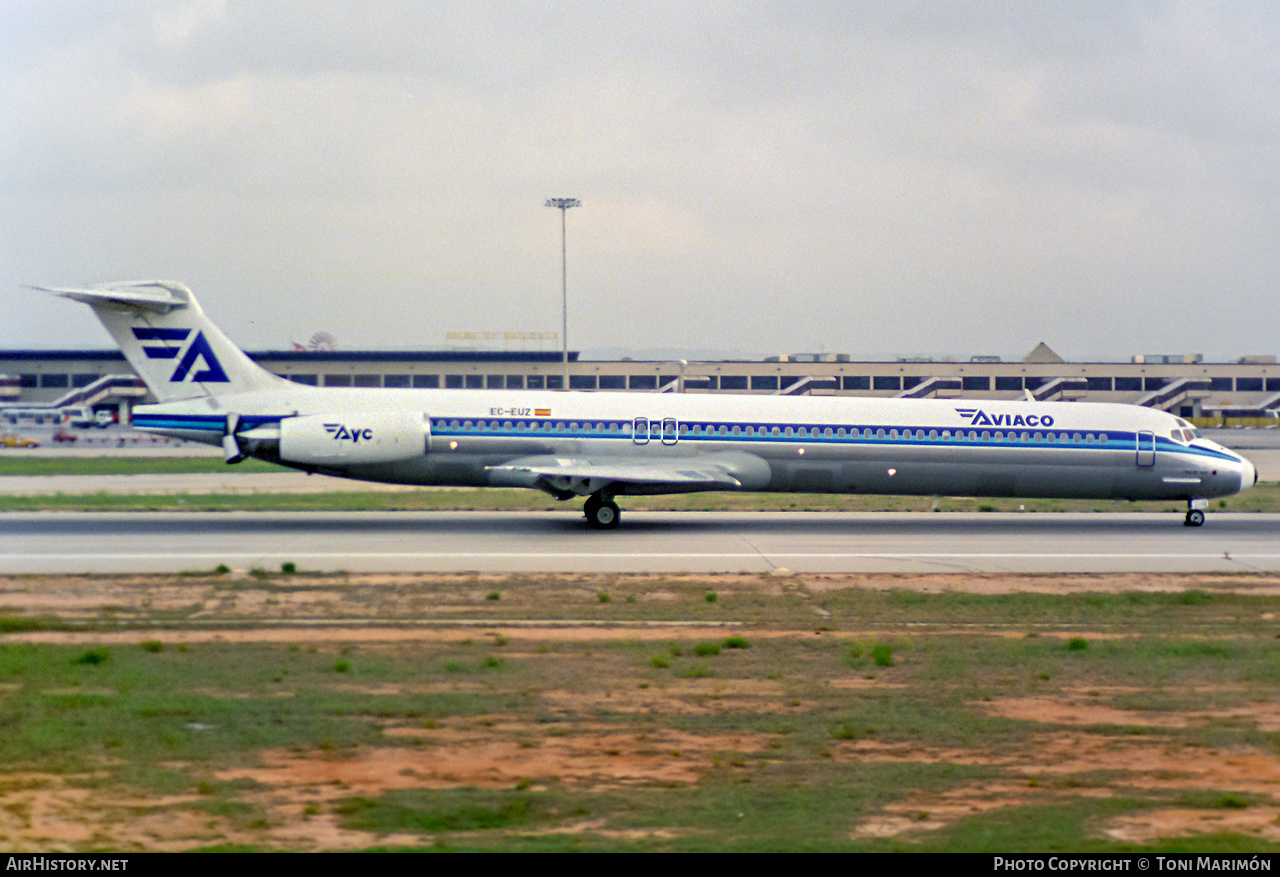 Aircraft Photo of EC-EUZ | McDonnell Douglas MD-83 (DC-9-83) | Aviaco | AirHistory.net #350732