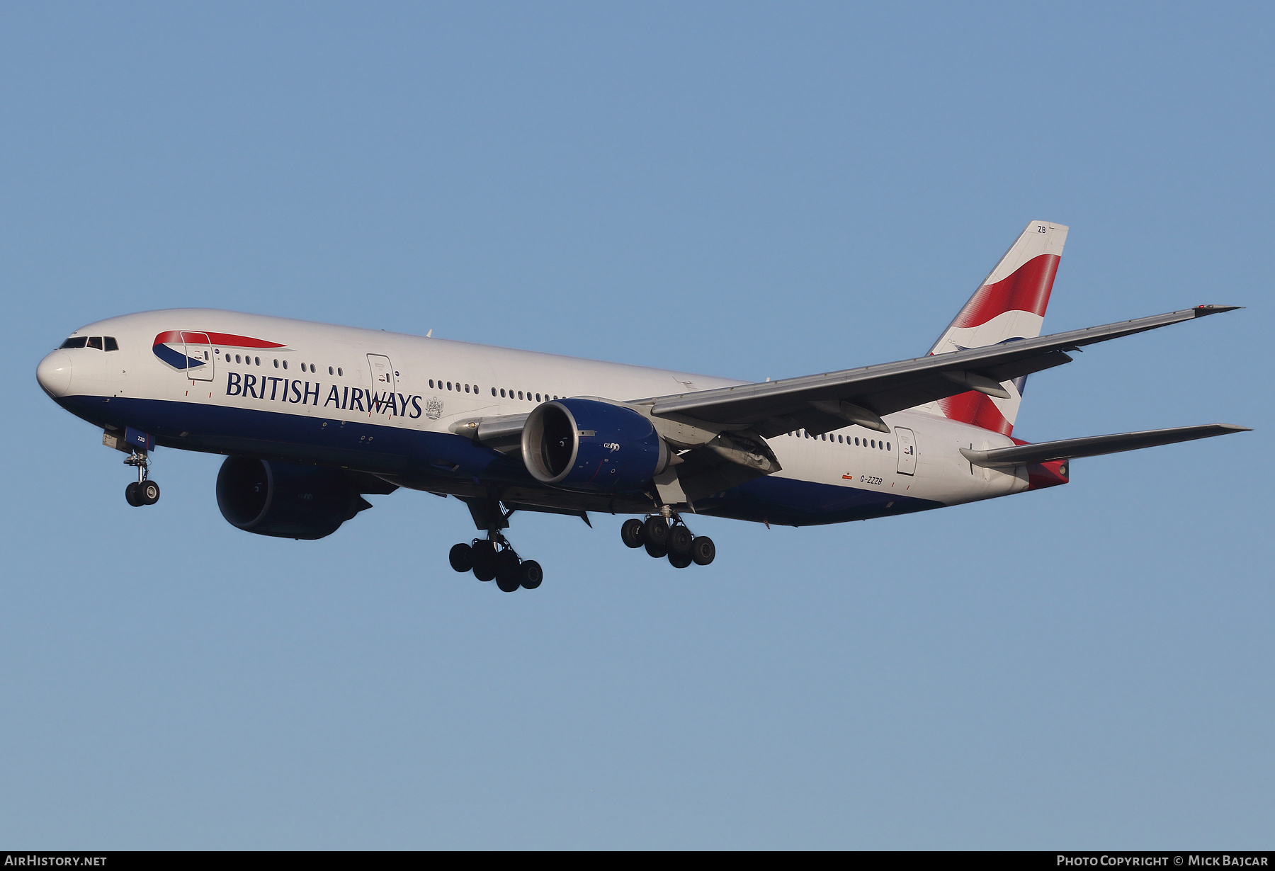 Aircraft Photo of G-ZZZB | Boeing 777-236 | British Airways | AirHistory.net #350738