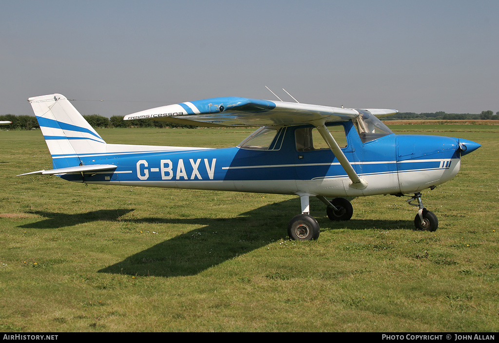Aircraft Photo of G-BAXV | Reims F150L | AirHistory.net #350748