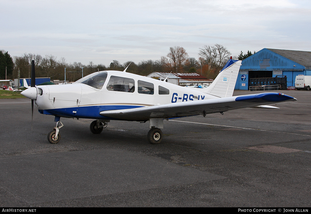 Aircraft Photo of G-BSJX | Piper PA-28-161 Cherokee Warrior II | Andrewsfield Aviation | AirHistory.net #350752