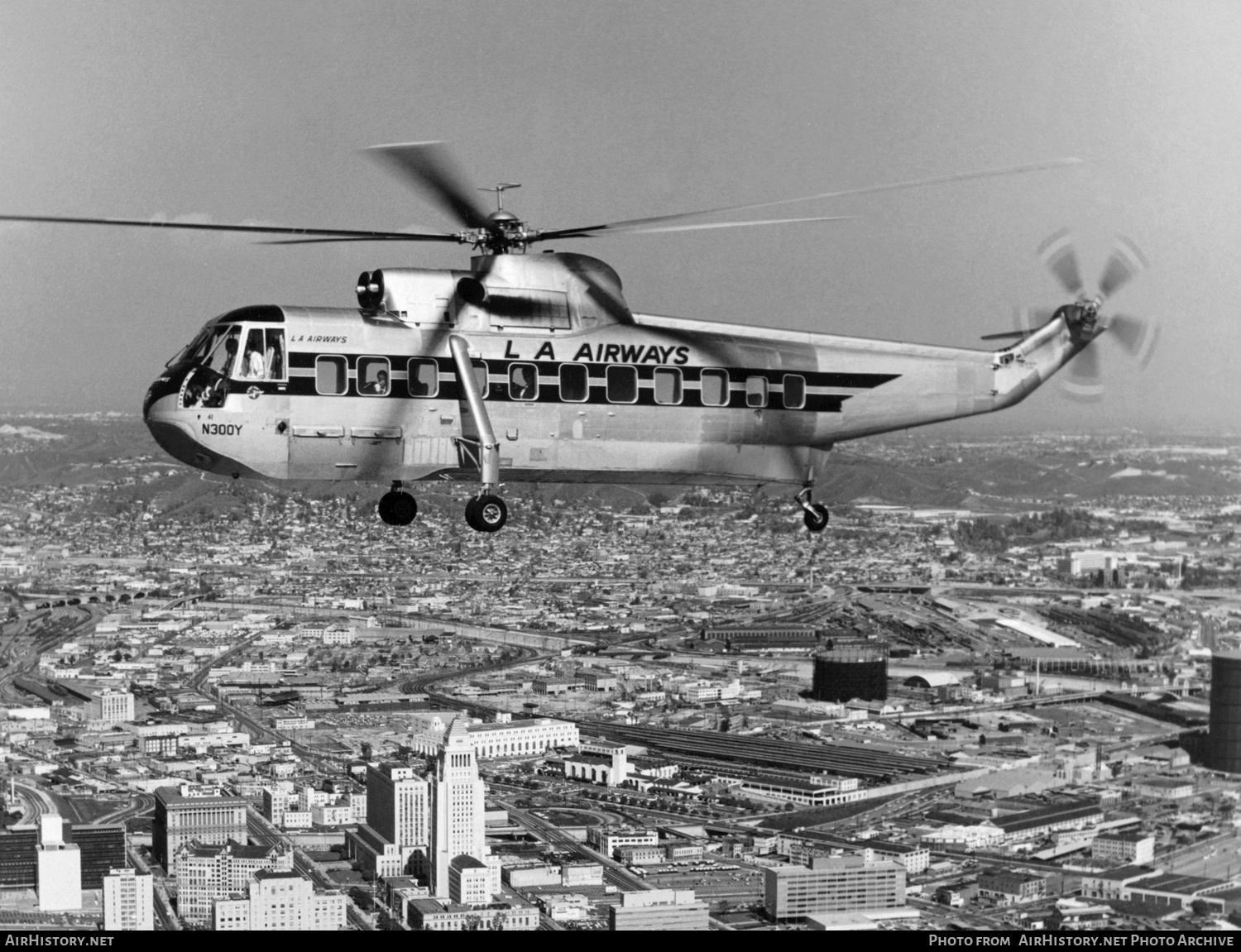 Aircraft Photo of N300Y | Sikorsky S-61L | L A Airways - Los Angeles Airways | AirHistory.net #350789