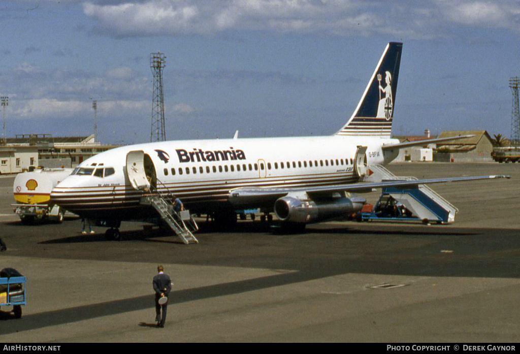 Aircraft Photo of G-BFVA | Boeing 737-204/Adv | Britannia Airways | AirHistory.net #350801