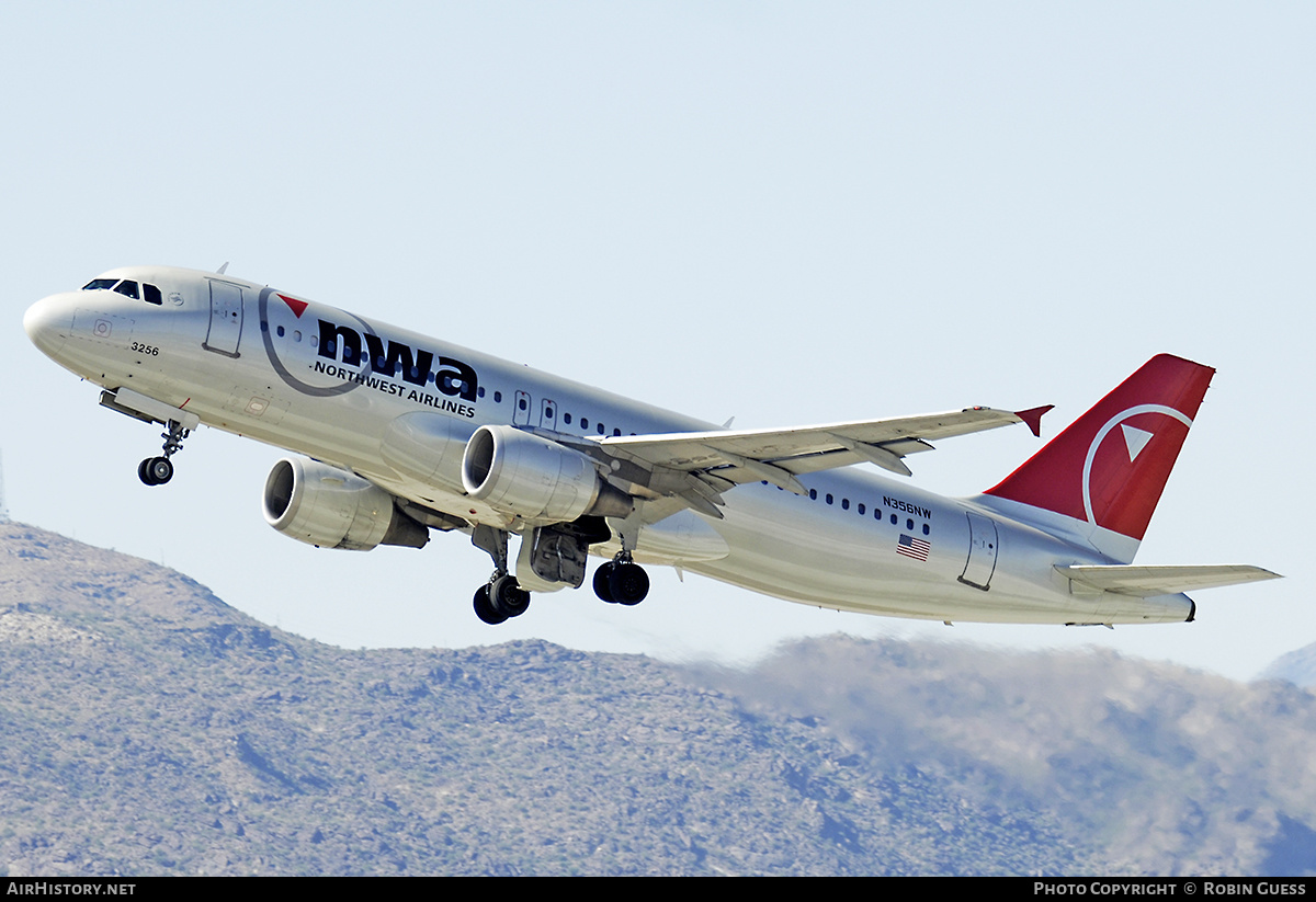 Aircraft Photo of N356NW | Airbus A320-212 | Northwest Airlines | AirHistory.net #350812