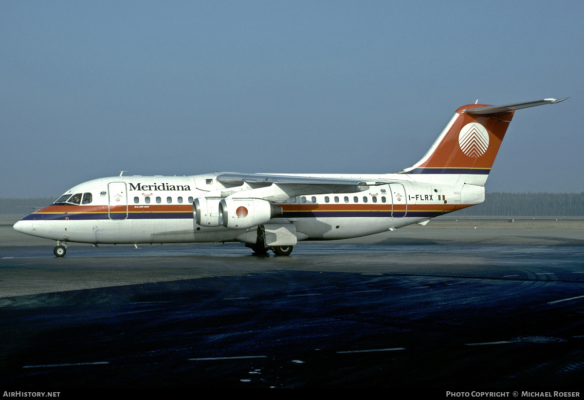 Aircraft Photo of I-FLRX | British Aerospace BAe-146-200 | Meridiana | AirHistory.net #350820