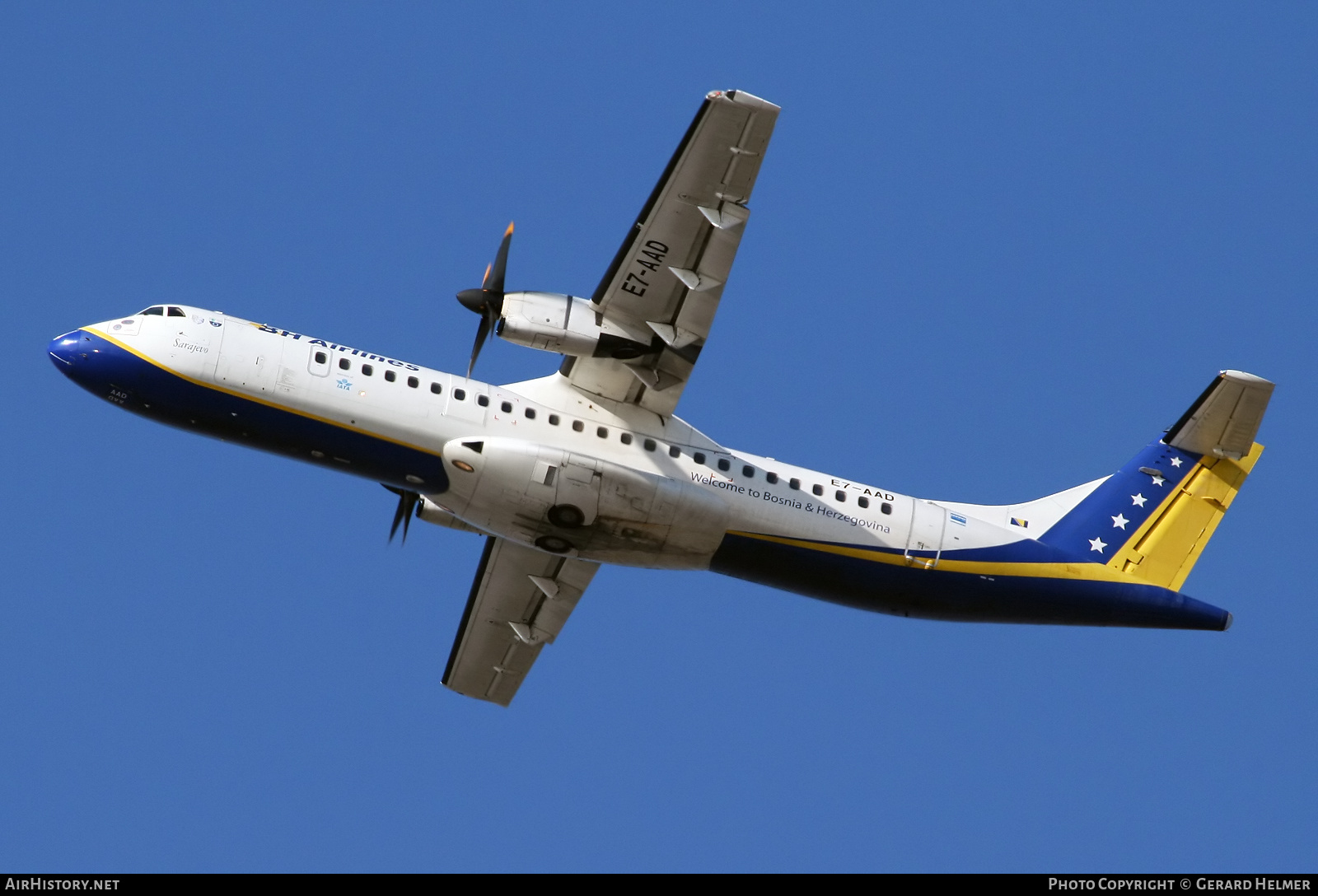 Aircraft Photo of E7-AAD | ATR ATR-72-212 | B & H Airlines | AirHistory.net #350839
