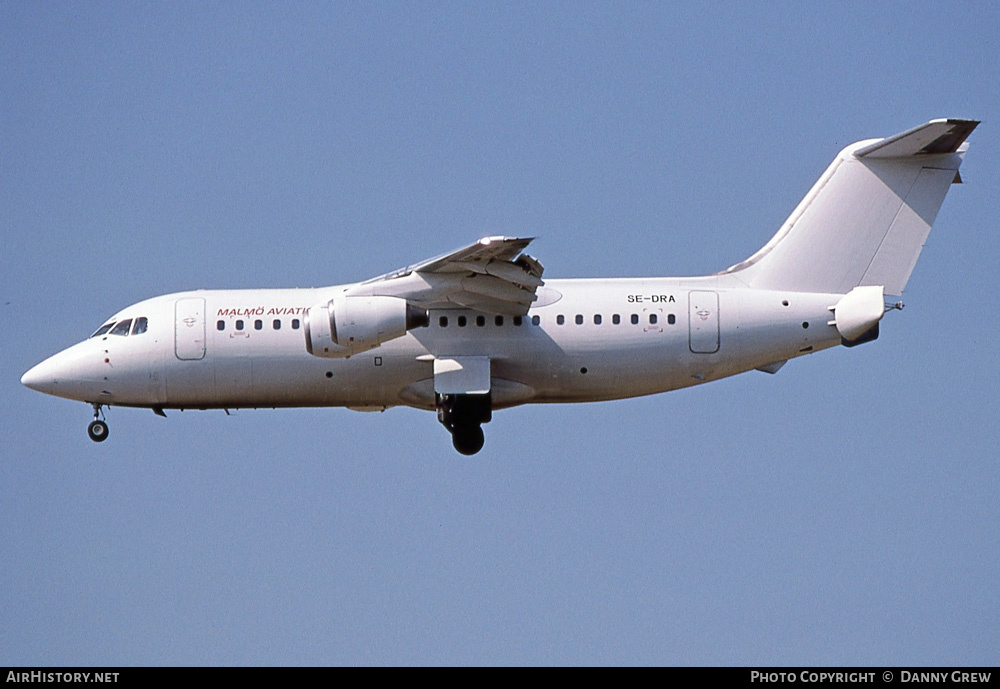 Aircraft Photo of SE-DRA | British Aerospace BAe-146-200 | Malmö Aviation | AirHistory.net #350914