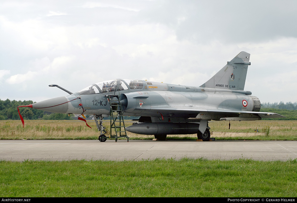 Aircraft Photo of 529 | Dassault Mirage 2000B | France - Air Force | AirHistory.net #350926