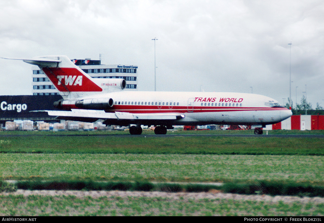 Aircraft Photo of N844TW | Boeing 727-31 | Trans World Airlines - TWA | AirHistory.net #350934
