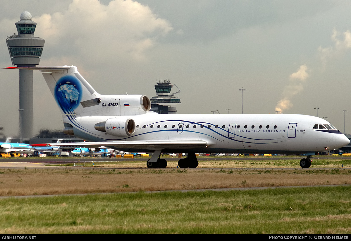 Aircraft Photo of RA-42432 | Yakovlev Yak-42D | Sar Avia - Saratov Airlines | AirHistory.net #350940