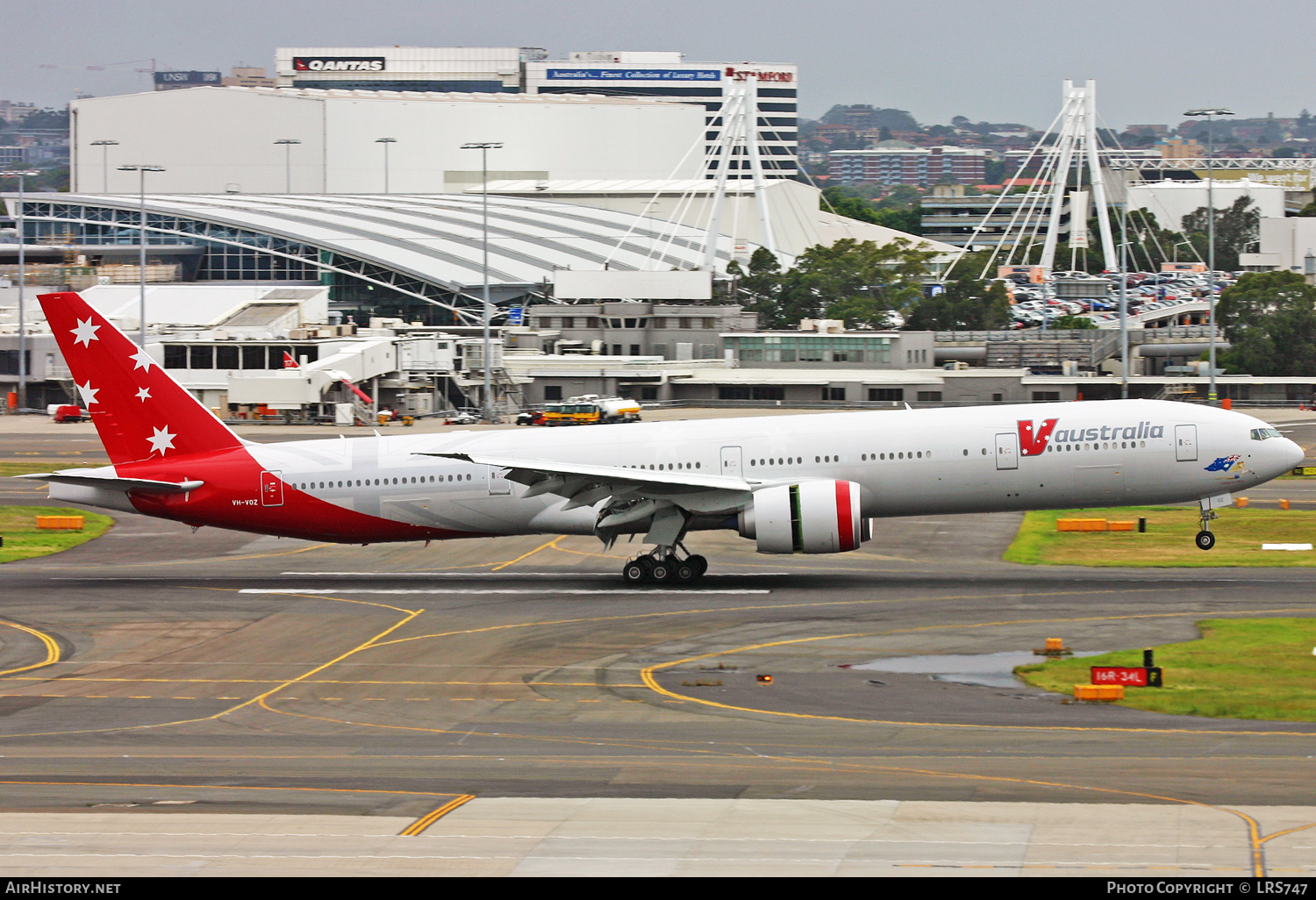 Aircraft Photo of VH-VOZ | Boeing 777-3ZG/ER | V Australia | AirHistory.net #350946