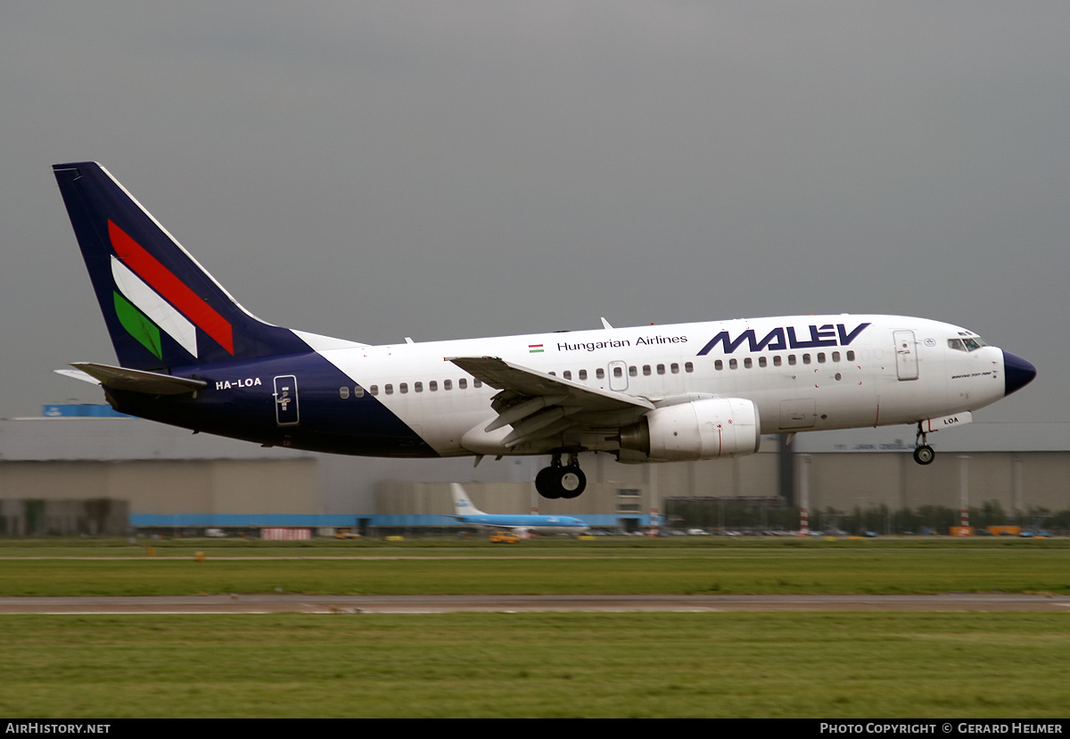 Aircraft Photo of HA-LOA | Boeing 737-7Q8 | Malév - Hungarian Airlines | AirHistory.net #350952