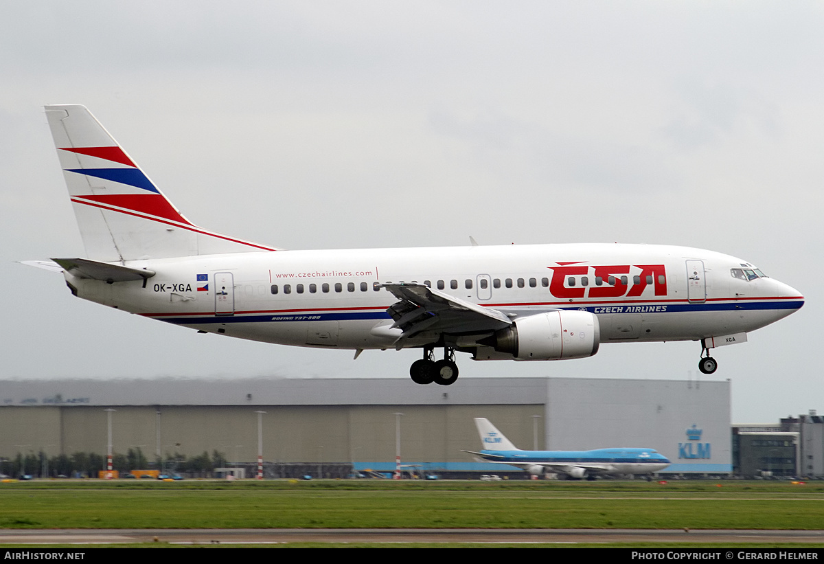 Aircraft Photo of OK-XGA | Boeing 737-55S | ČSA - Czech Airlines | AirHistory.net #350958