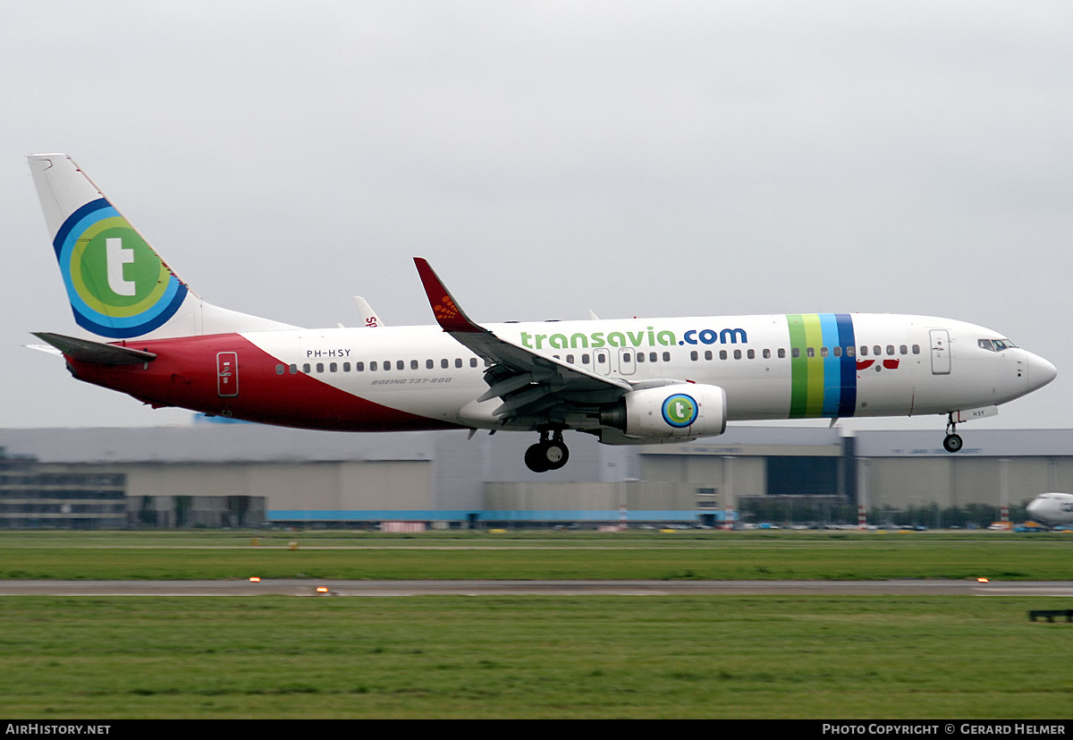 Aircraft Photo of PH-HSY | Boeing 737-86N | Transavia | AirHistory.net #350961