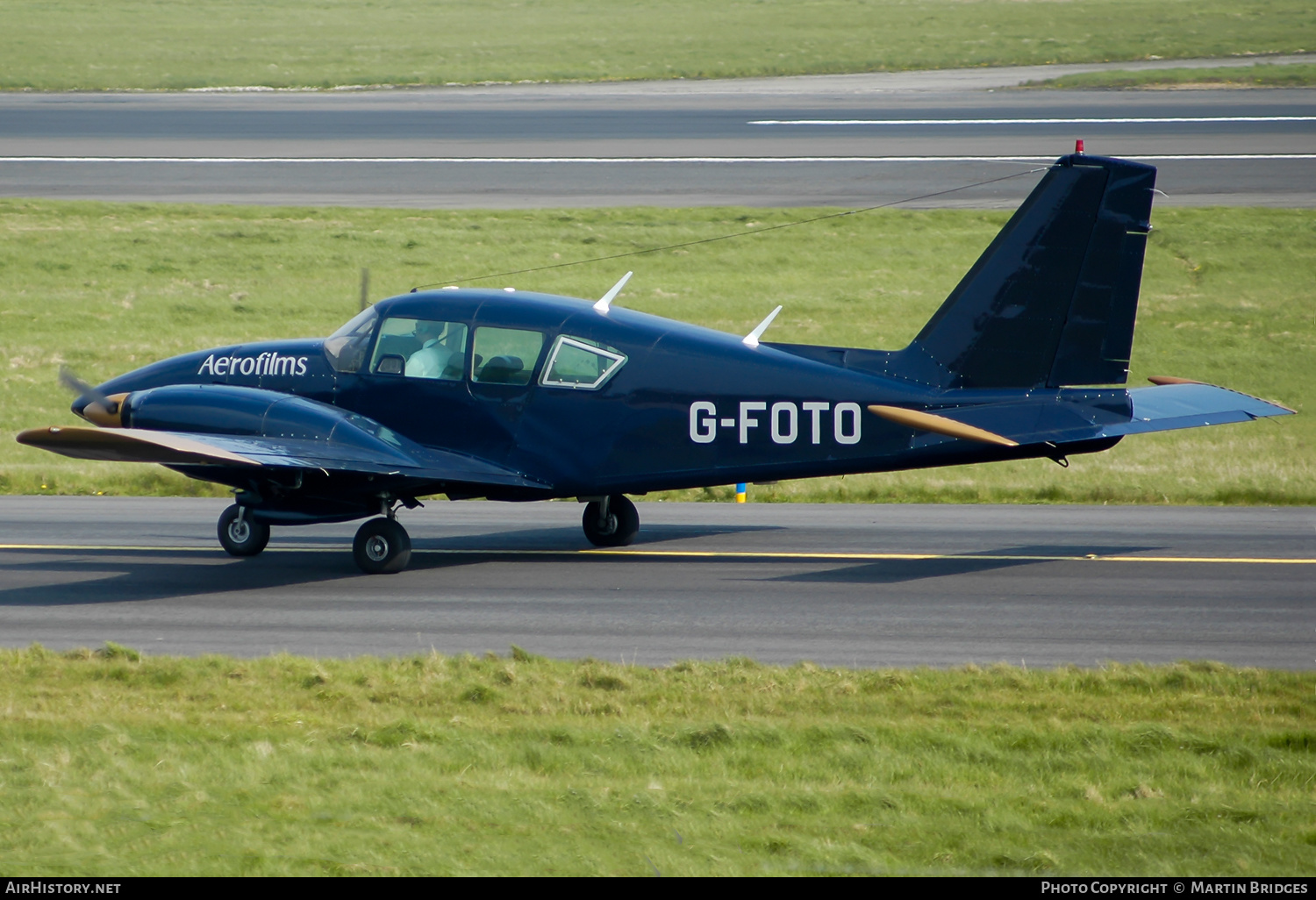 Aircraft Photo of G-FOTO | Piper PA-23-250 Aztec F | Blom Aerofilms | AirHistory.net #350974
