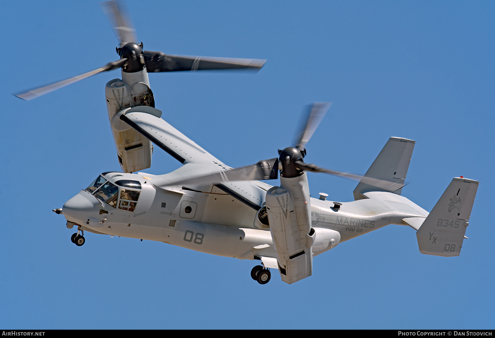 Aircraft Photo of 168345 / 8345 | Bell-Boeing MV-22B Osprey | USA - Marines | AirHistory.net #351007