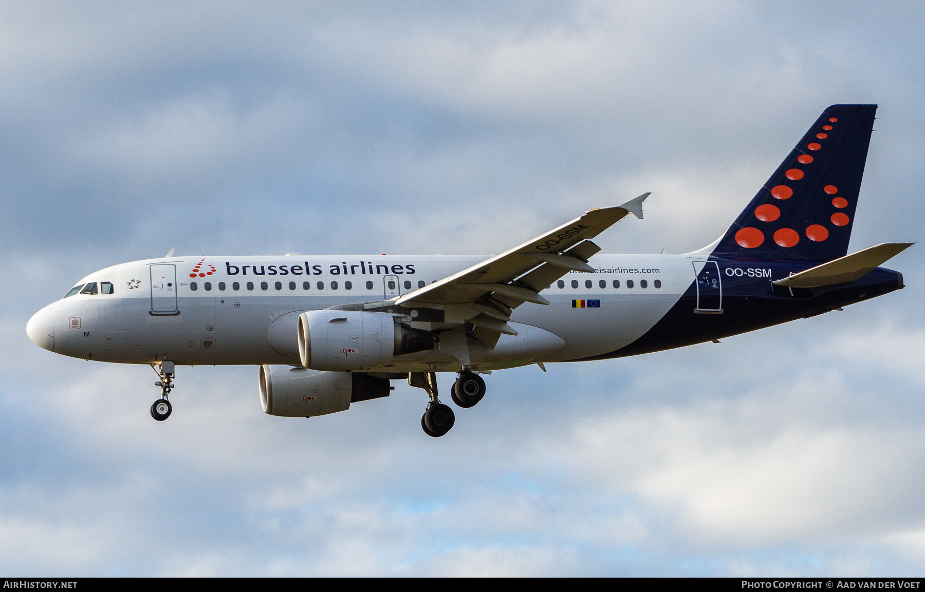 Aircraft Photo of OO-SSM | Airbus A319-112 | Brussels Airlines | AirHistory.net #351035