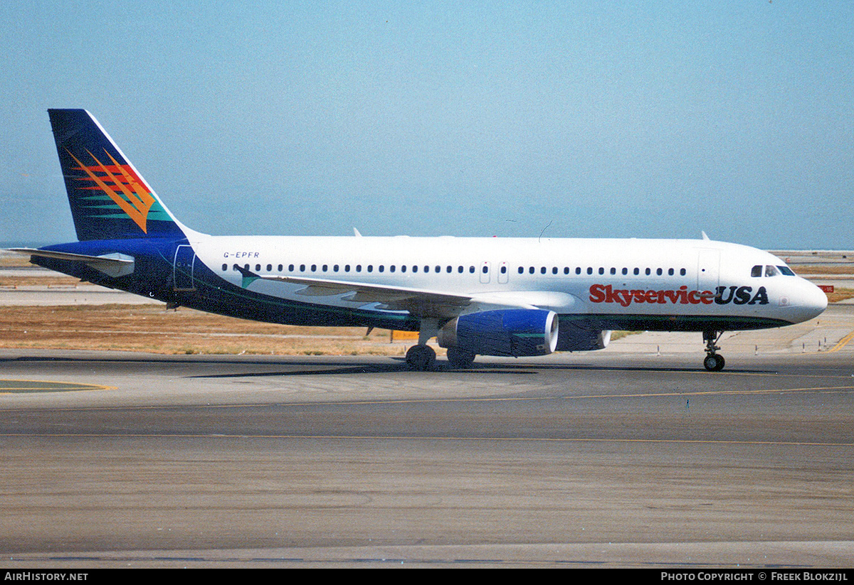 Aircraft Photo of G-EPFR | Airbus A320-231 | Skyservice USA | AirHistory.net #351048