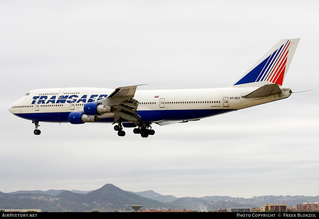 Aircraft Photo of VP-BGX | Boeing 747-346 | Transaero Airlines | AirHistory.net #351055