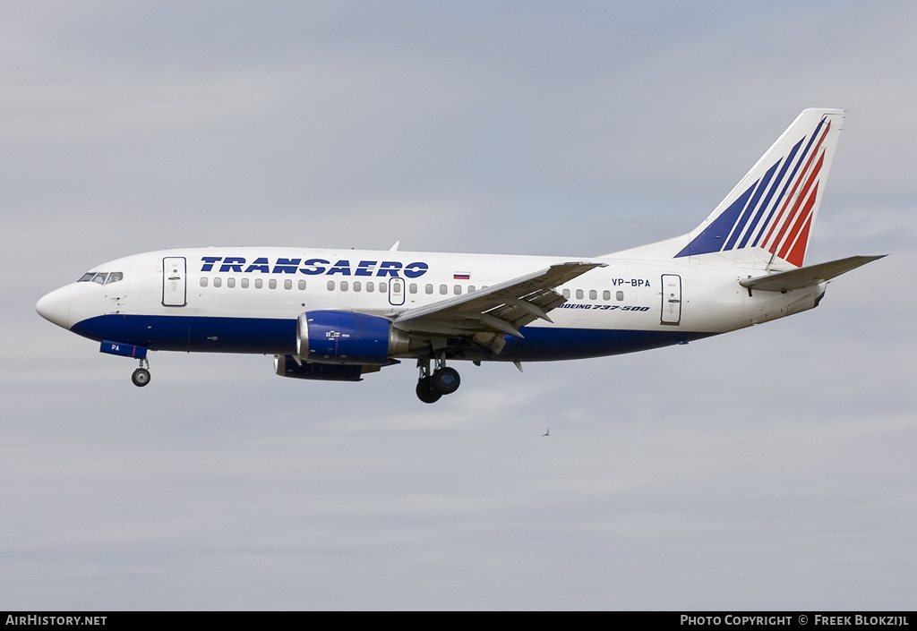 Aircraft Photo of VP-BPA | Boeing 737-5K5 | Transaero Airlines | AirHistory.net #351059