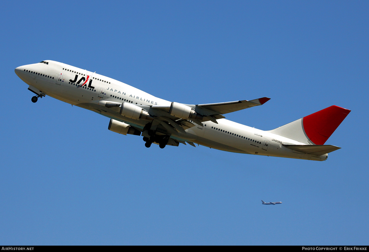 Aircraft Photo of JA8088 | Boeing 747-446 | Japan Airlines - JAL | AirHistory.net #351077