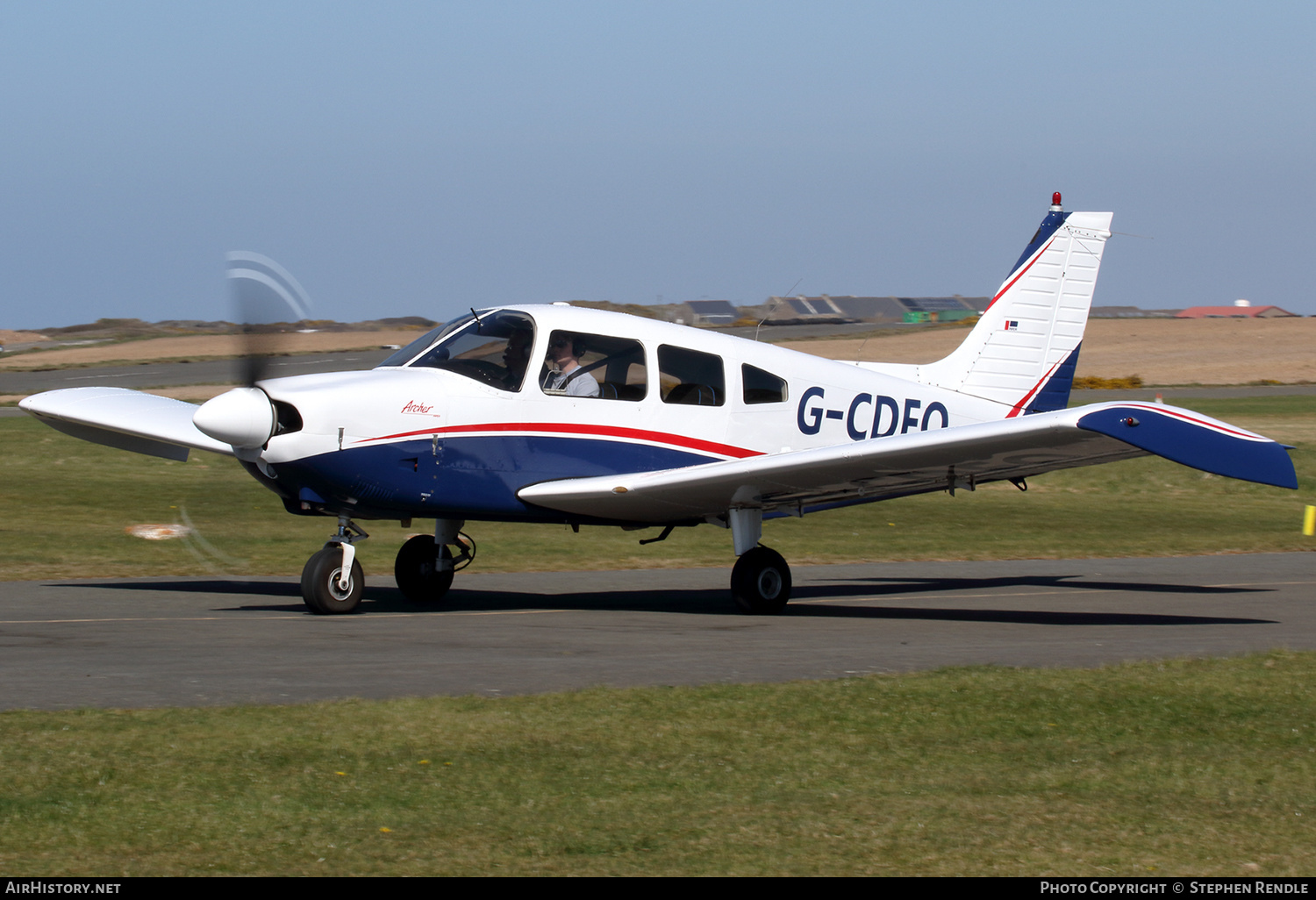 Aircraft Photo of G-CDEO | Piper PA-28-180 Cherokee Archer | AirHistory.net #351086