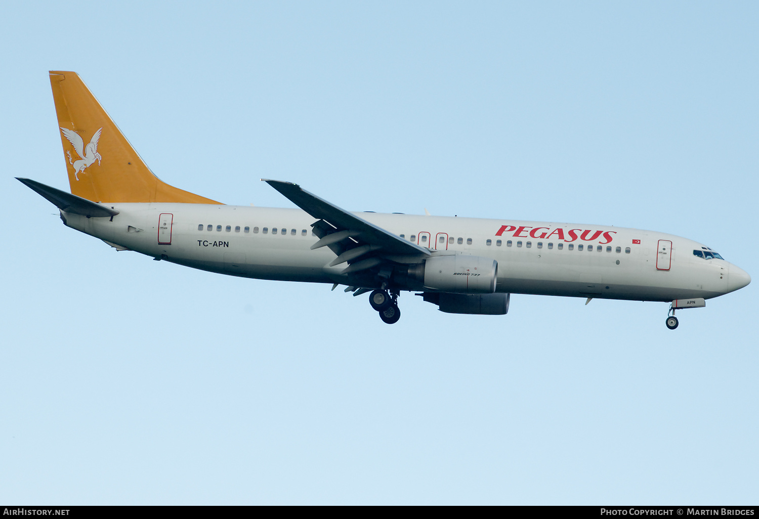 Aircraft Photo of TC-APN | Boeing 737-86N | Pegasus Airlines | AirHistory.net #351090