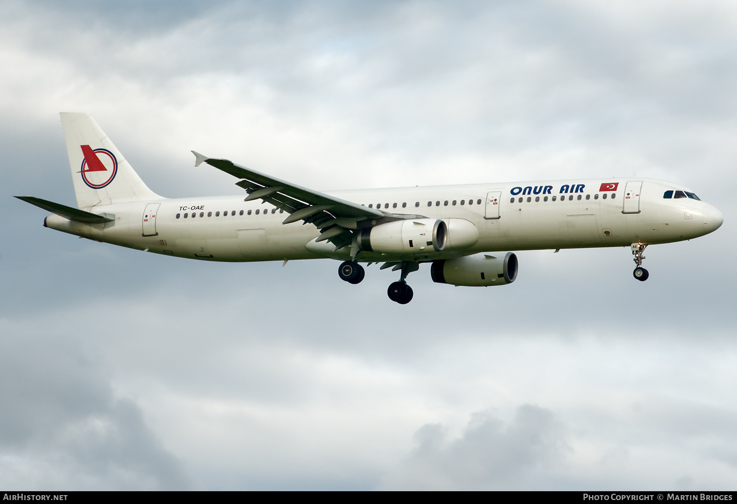 Aircraft Photo of TC-OAE | Airbus A321-231 | Onur Air | AirHistory.net #351091