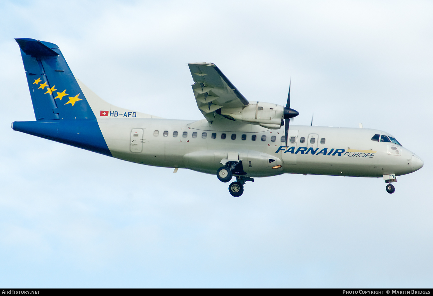 Aircraft Photo of HB-AFD | ATR ATR-42-320F | Farnair Europe | AirHistory.net #351096