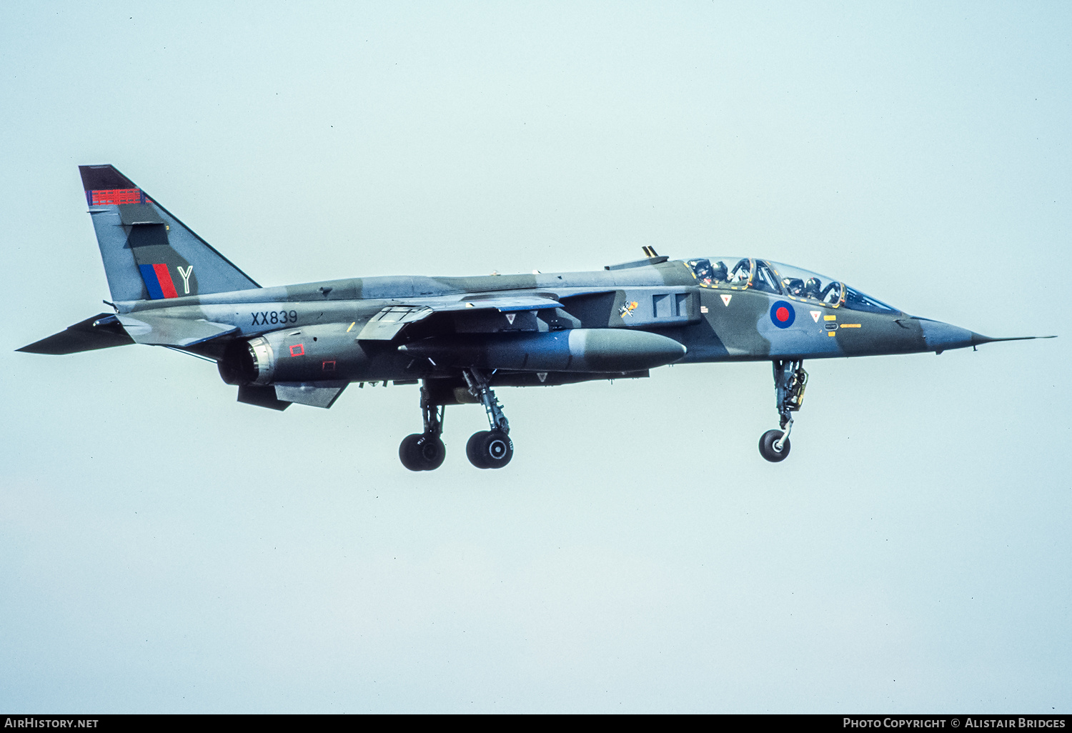 Aircraft Photo of XX839 | Sepecat Jaguar T2A | UK - Air Force | AirHistory.net #351101