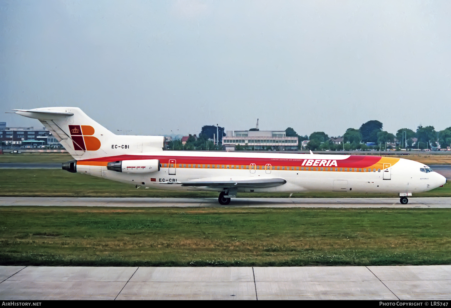 Aircraft Photo of EC-CBI | Boeing 727-256/Adv | Iberia | AirHistory.net #351152