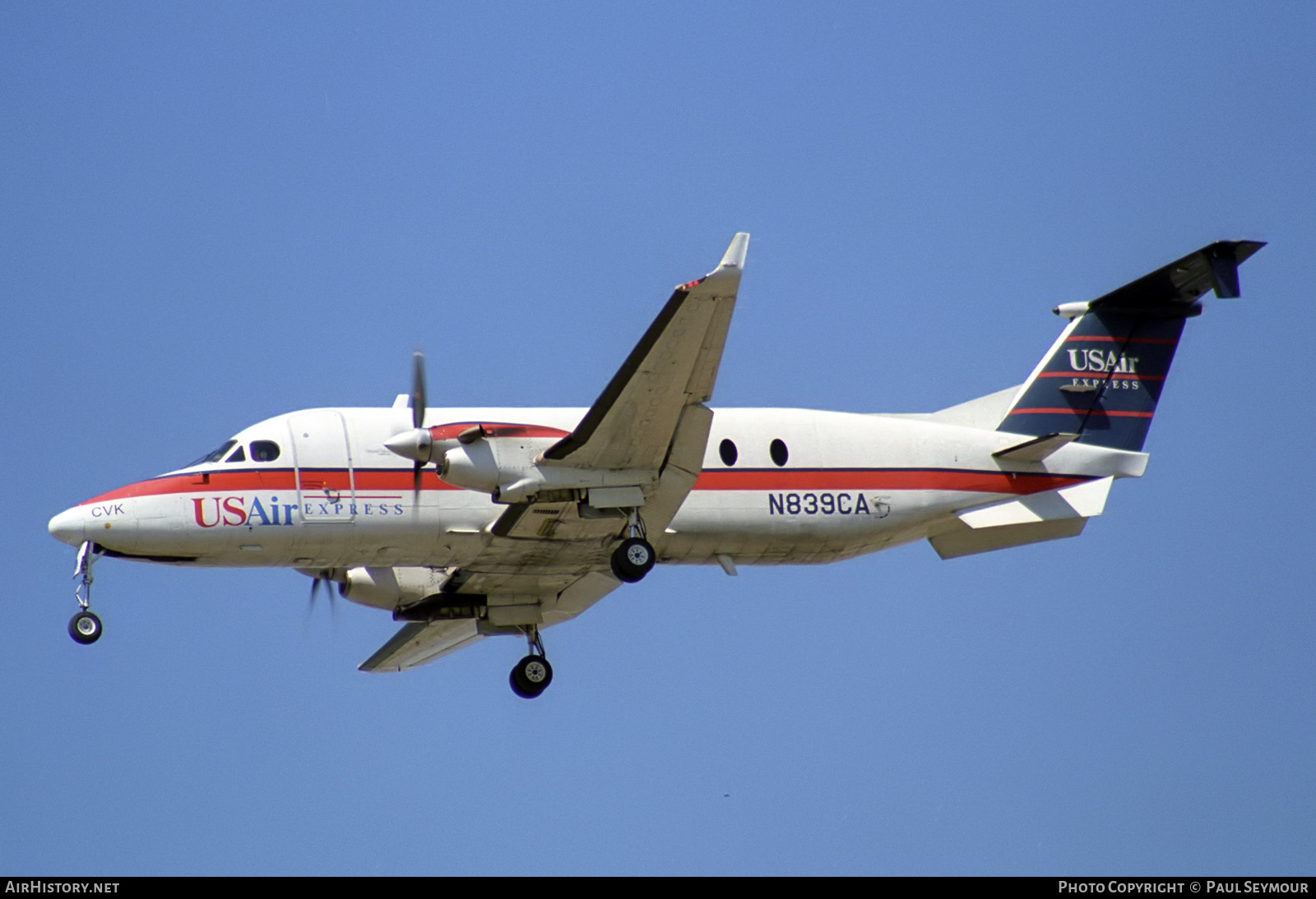Aircraft Photo of N839CA | Beech 1900D | USAir Express | AirHistory.net #351154