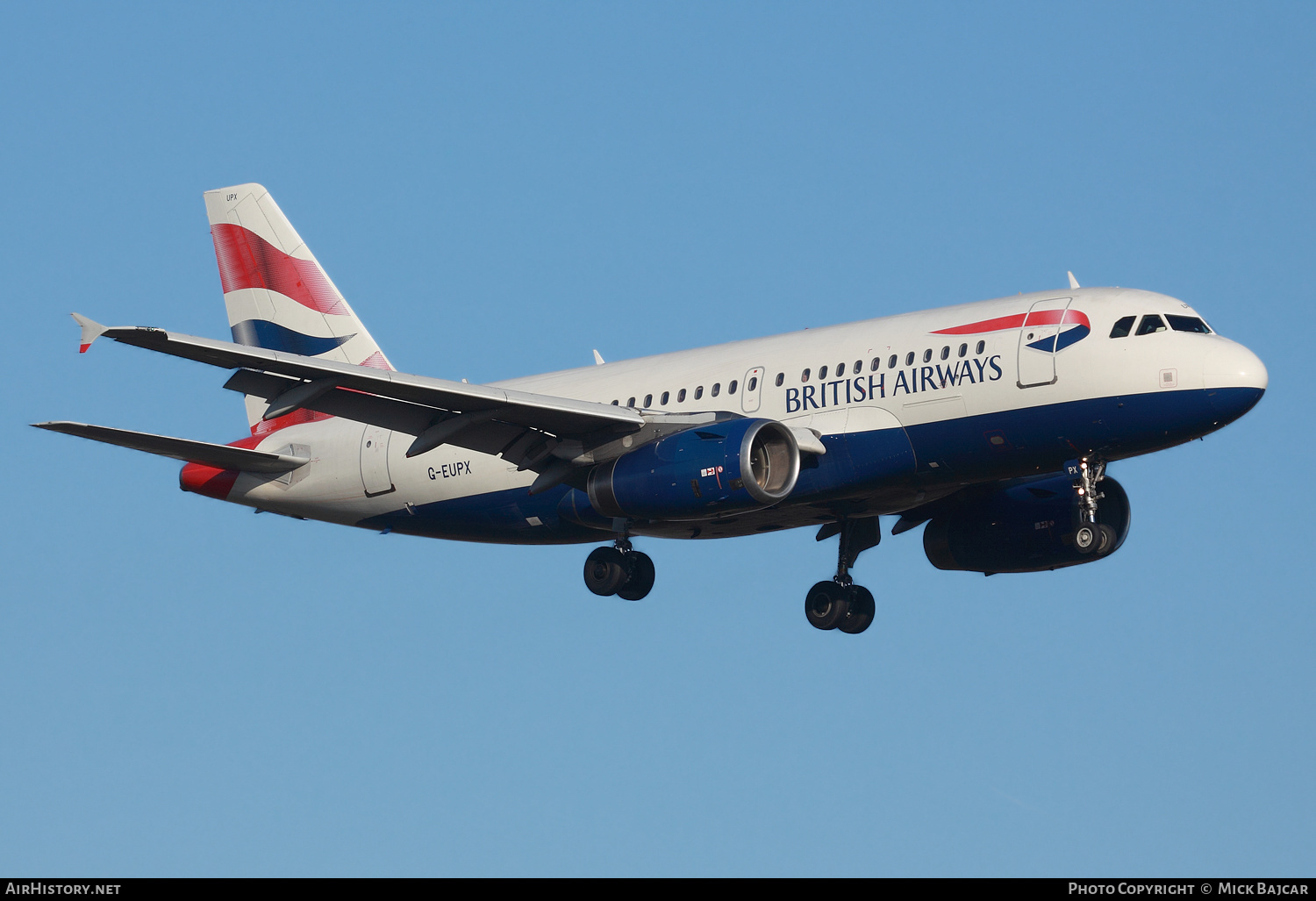 Aircraft Photo of G-EUPX | Airbus A319-131 | British Airways | AirHistory.net #351163