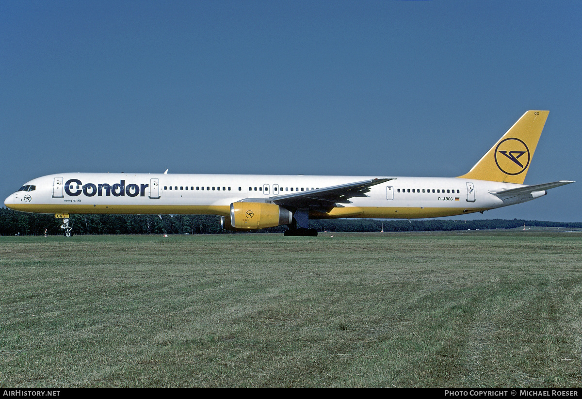 Aircraft Photo of D-ABOG | Boeing 757-330 | Condor Flugdienst | AirHistory.net #351169