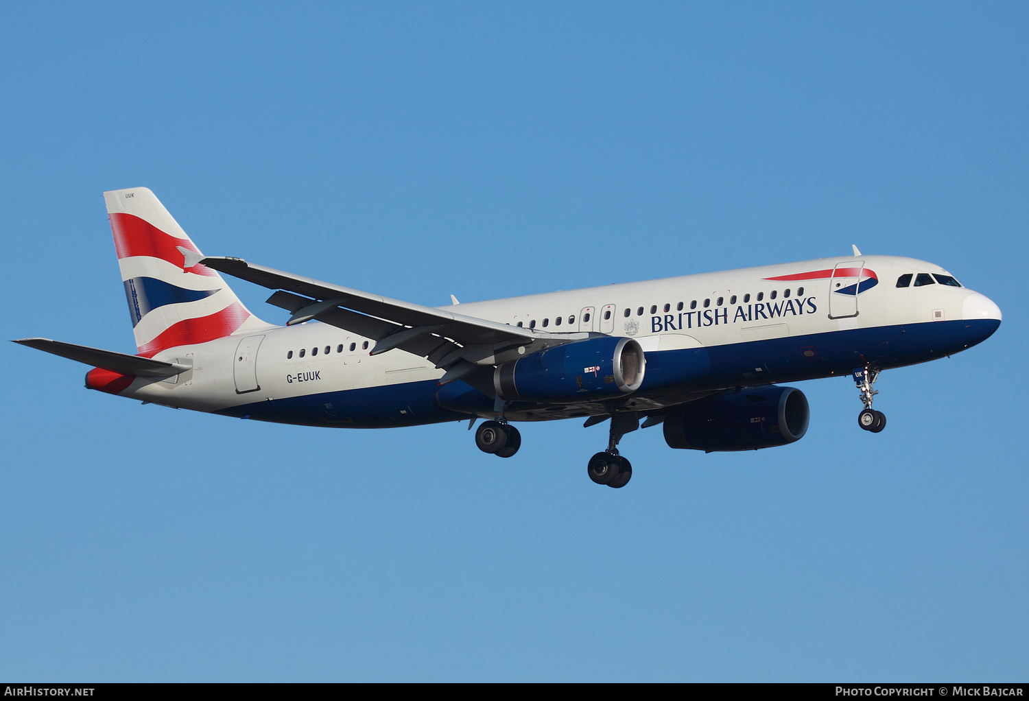 Aircraft Photo of G-EUUK | Airbus A320-232 | British Airways | AirHistory.net #351181