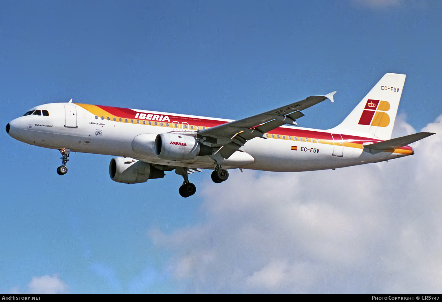 Aircraft Photo of EC-FGV | Airbus A320-211 | Iberia | AirHistory.net #351186