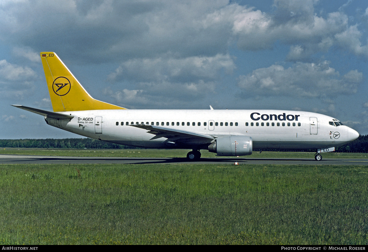 Aircraft Photo of D-AGED | Boeing 737-35B | Condor Flugdienst | AirHistory.net #351208