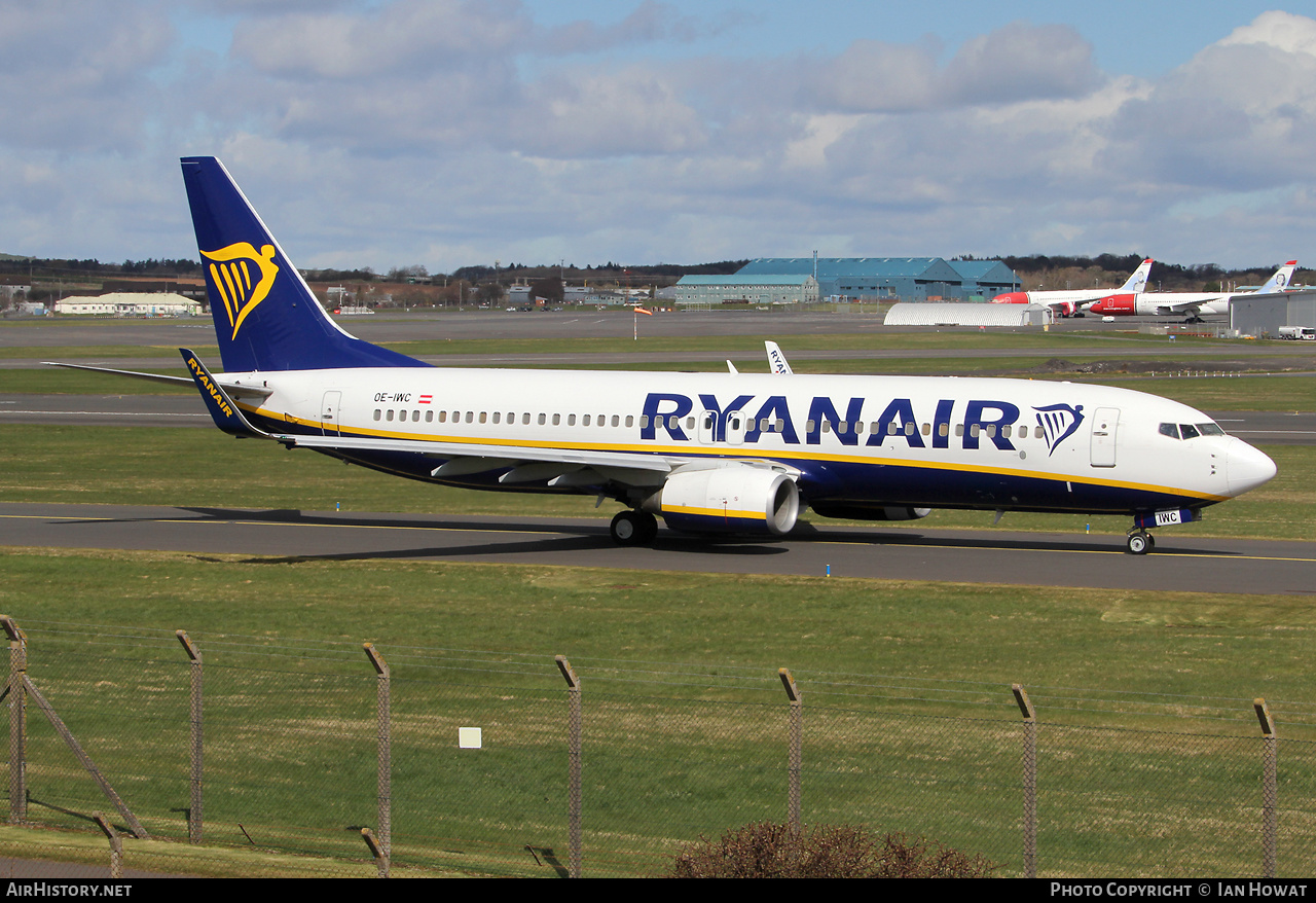 Aircraft Photo of OE-IWC | Boeing 737-8AS | Ryanair | AirHistory.net #351220