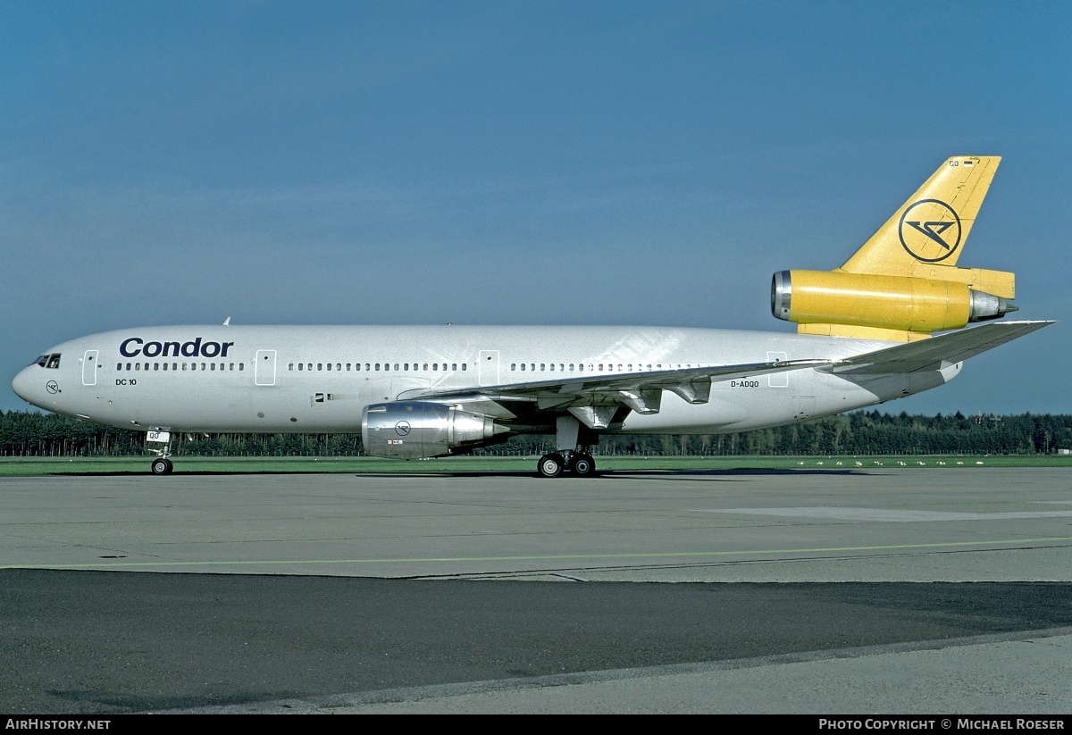 Aircraft Photo of D-ADQO | McDonnell Douglas DC-10-30 | Condor Flugdienst | AirHistory.net #351226