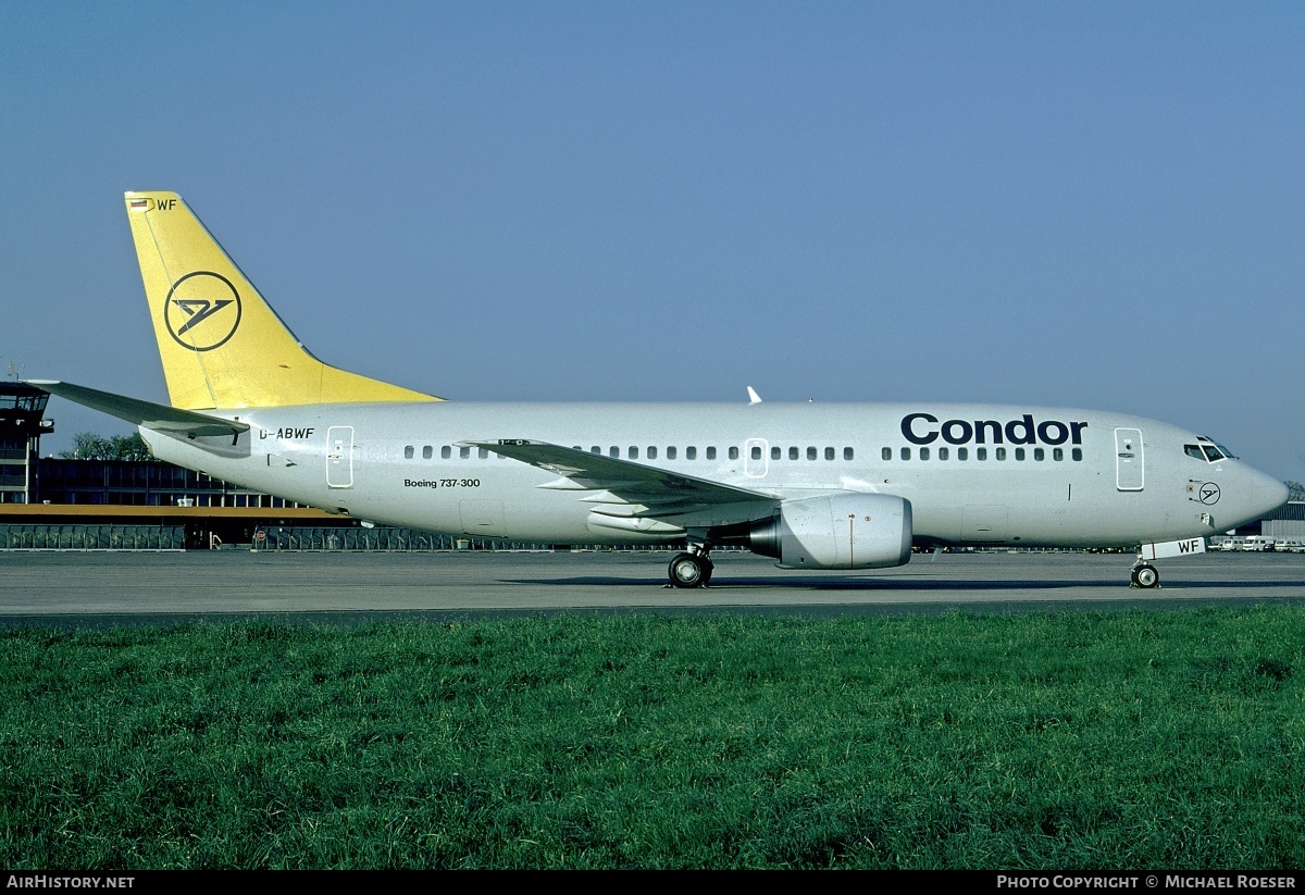 Aircraft Photo of D-ABWF | Boeing 737-330 | Condor Flugdienst | AirHistory.net #351231