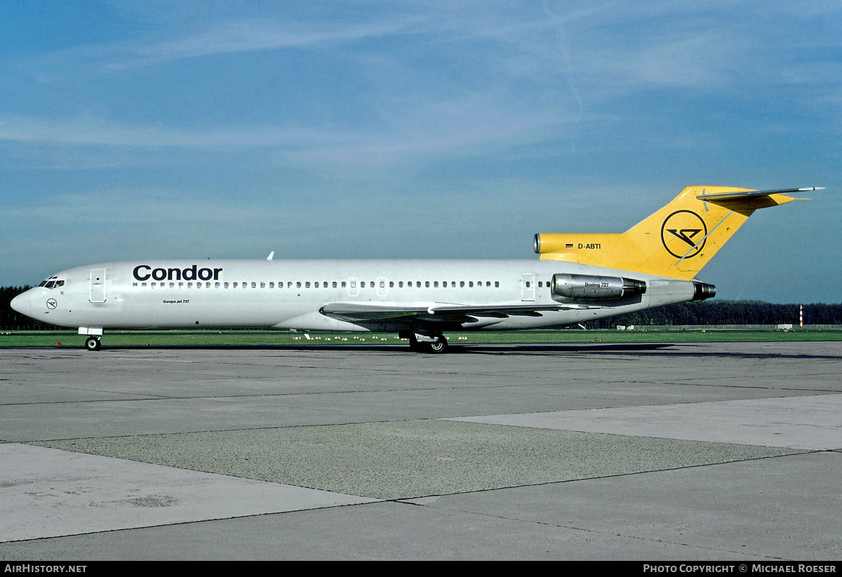 Aircraft Photo of D-ABTI | Boeing 727-230/Adv | Condor Flugdienst | AirHistory.net #351234